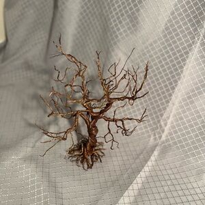 Handcrafted Copper Wire Tree Sculpture